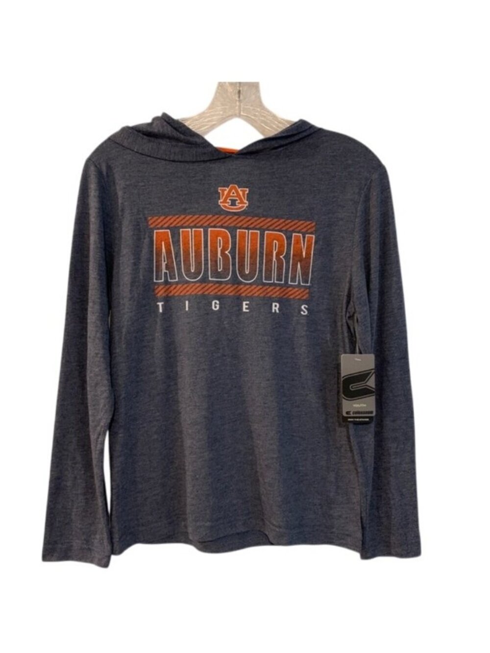 Auburn Tigers AU Youth Girls Performance Hoodie Shirt M Colosseum New